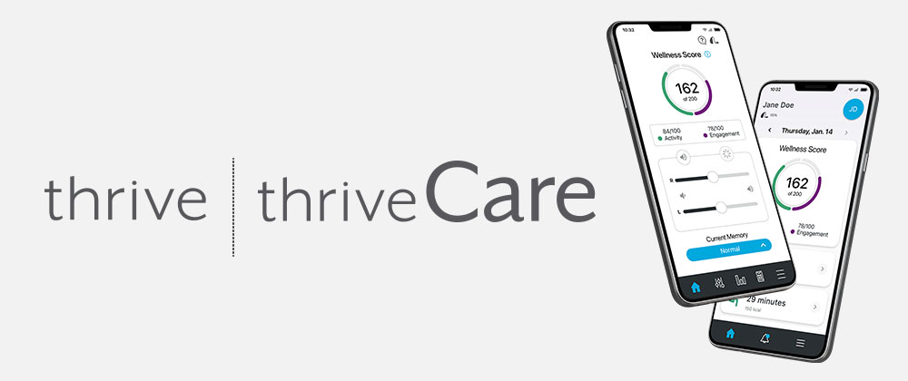 Thrive care application on cell phone